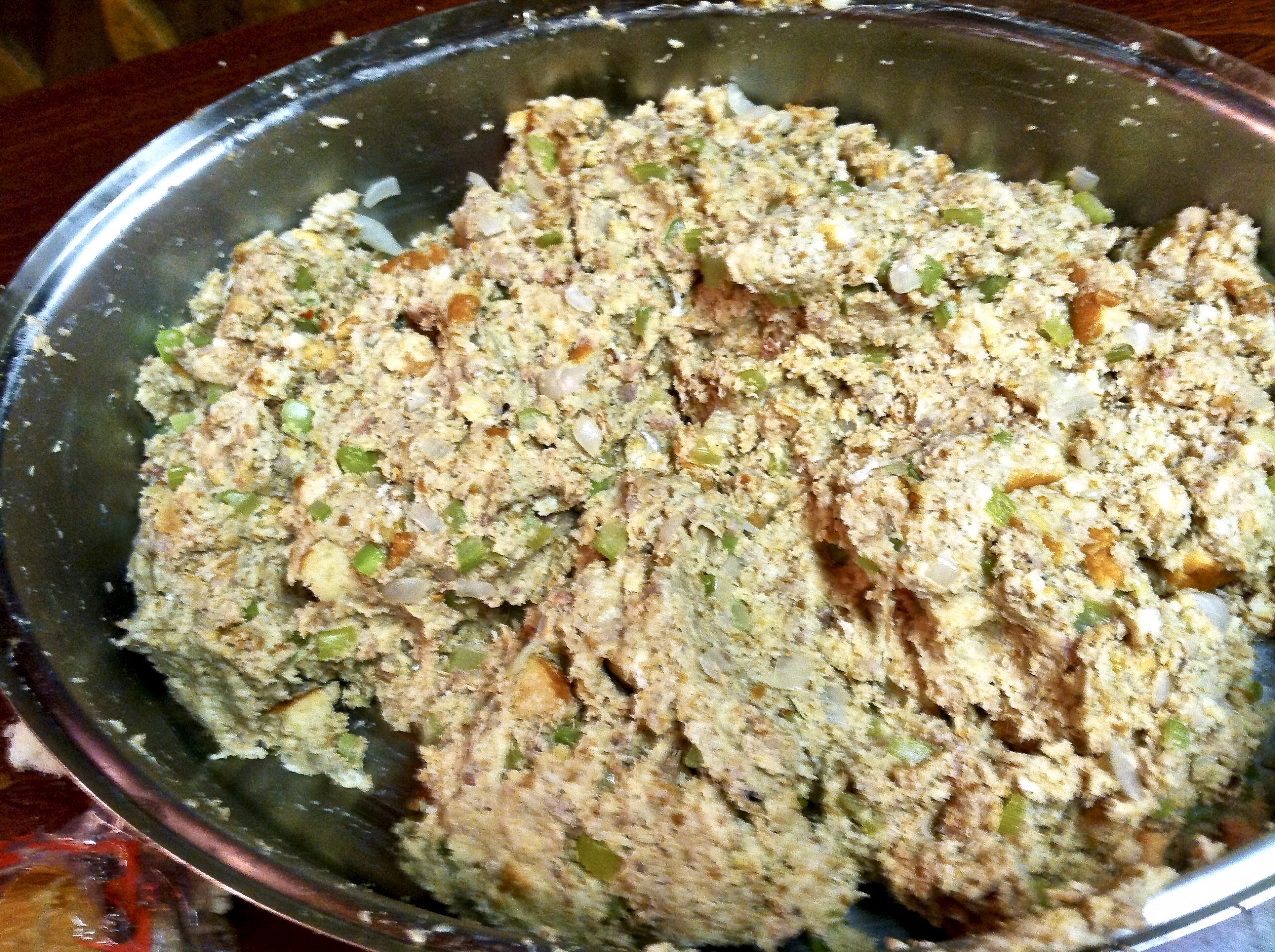 bread & Sausage stuffing recipe