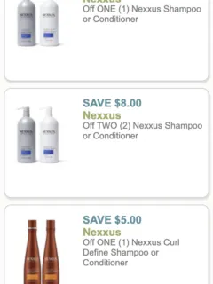 nexxus coupons