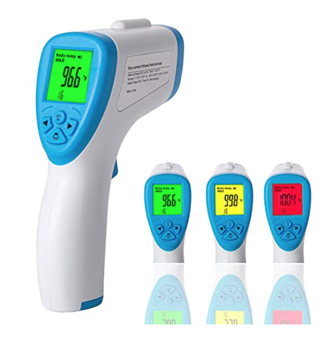 Digital forehead thermometer