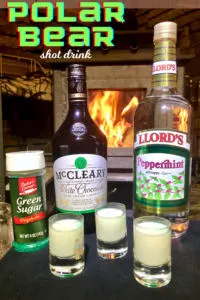 Polar bear shot drink recipe