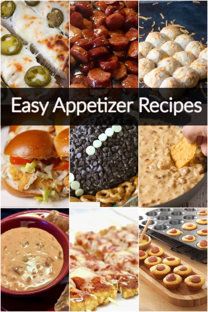 easy appetizer snack recipes