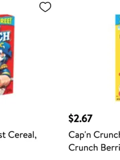 Walmart quaker cereal coupon deals