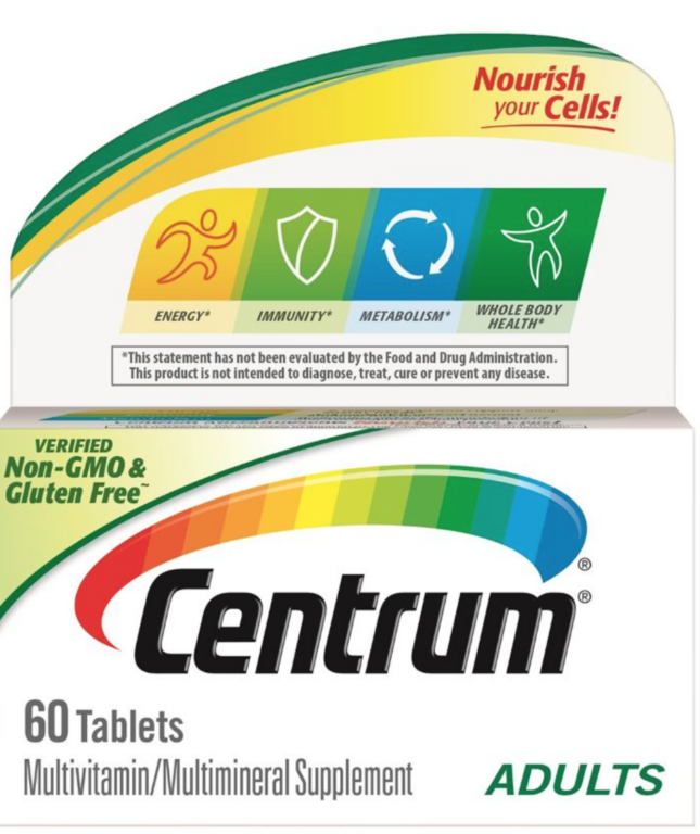 New $4.00 Centrum Vitamins printable coupon + deals as low as $1.50!!