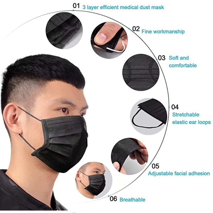 face masks disposable amazon