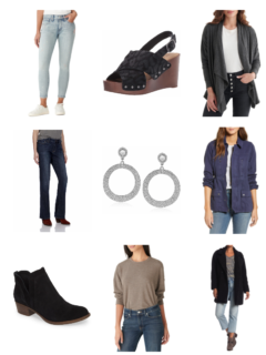 Lucky Brand Jeans, Boots and clothing