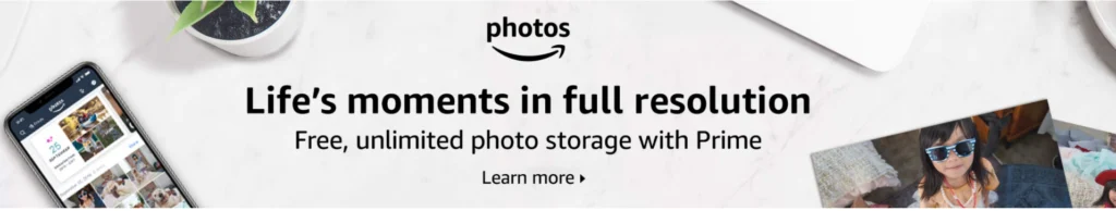 amazon photo free storage