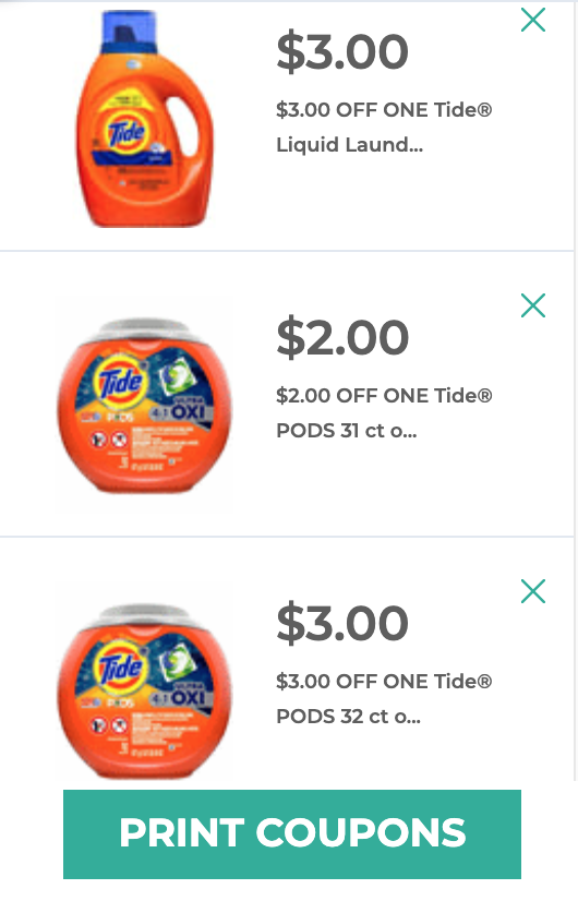 Free Online Printable Tide Coupons