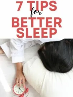 7 Tips for better sleep square