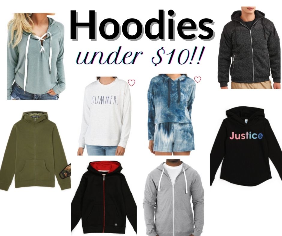 Hoodies under $10