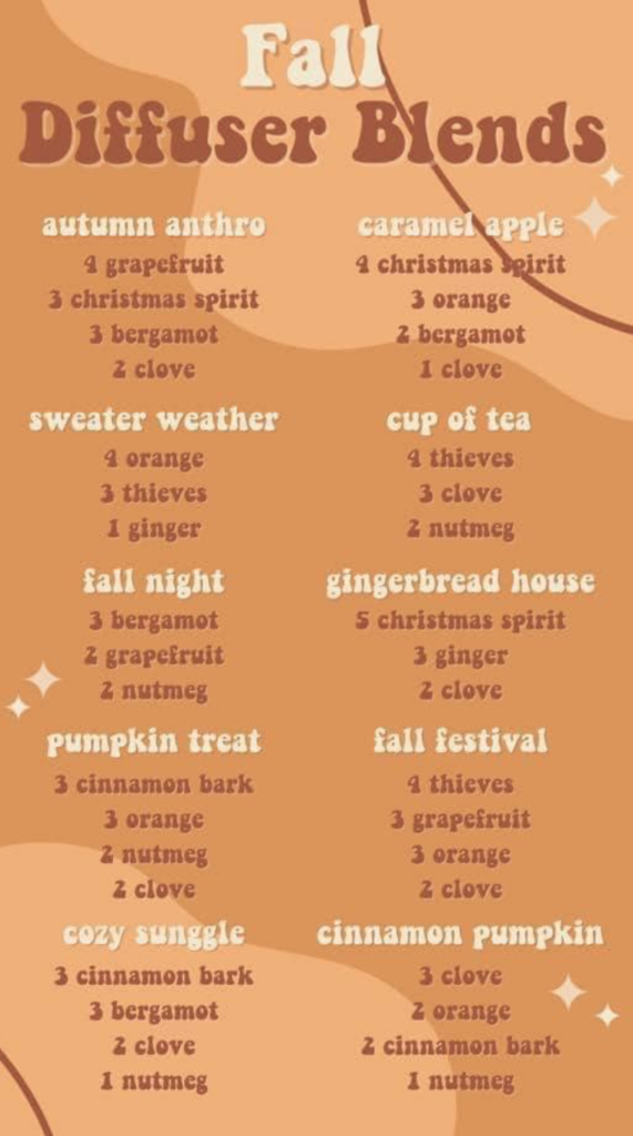 10 Fall Diffuser Blends Recipes