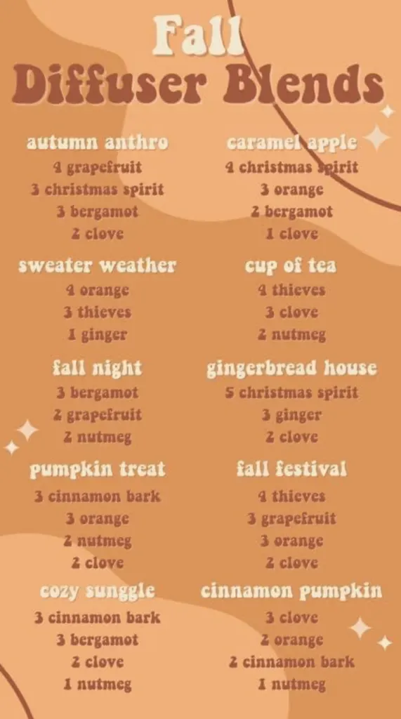 10 Fall Diffuser Blends Recipes