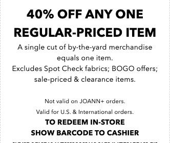 Joanns Coupon Code