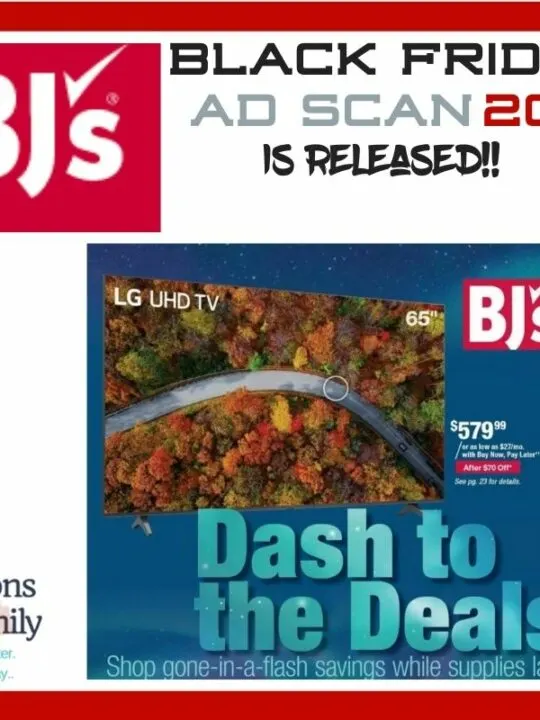 BJs Black Friday Sale ad