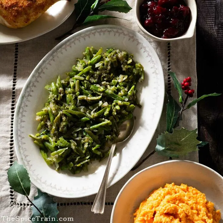 Image for Thanksgiving Green Beans with Apple Cider and Thyme