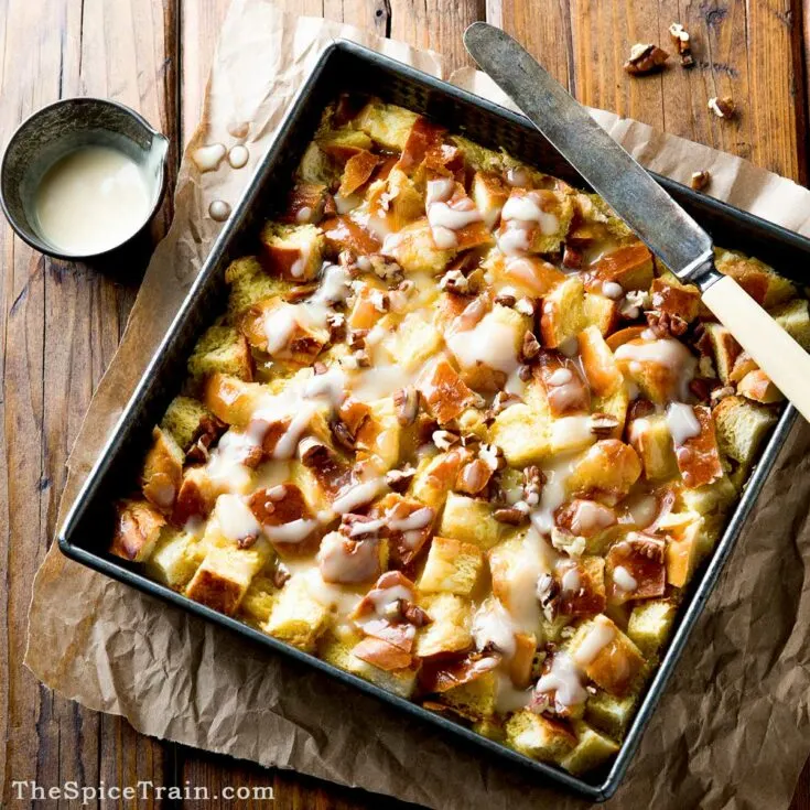 Image for Maple Pecan Bread Pudding with Maple Cream Sauce