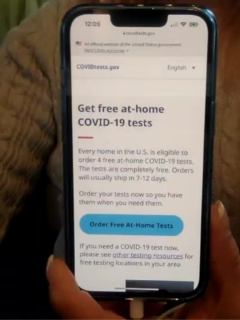 Free government Covid Test website