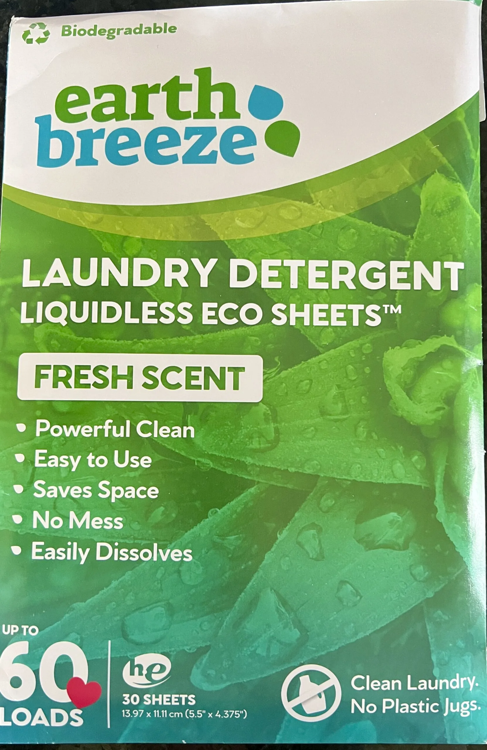 Earth Breeze Laundry Sheets