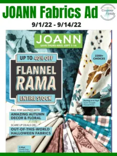 Joann fabric 40 off printable coupon
