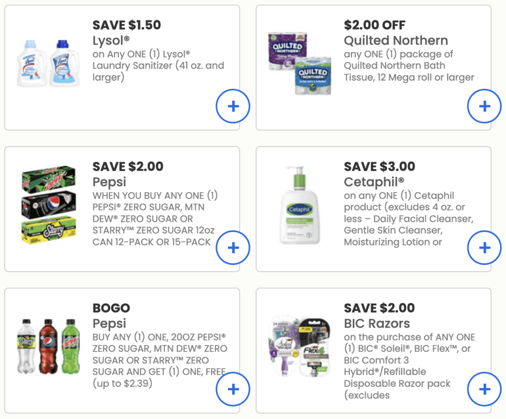 New Printable coupons