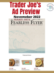 Trader Joe's Ad Preview (11/4/22 - 12/1/22)