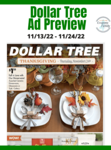 Dollar Tree Weekly Ad Preview 11_13_22