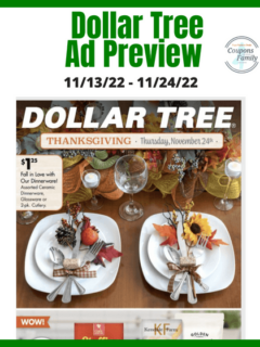 Dollar Tree Weekly Ad Preview 11_13_22