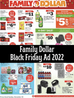Family Dollar Black Friday Ad 2022