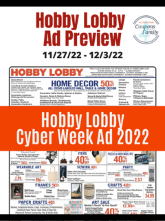 Hobby Lobby Ad This week 11_27_22