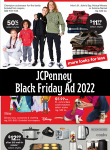 JCPenneys Black Friday Ad 2022