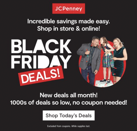 JcPenney Black Friday Ad 2022 pg 1