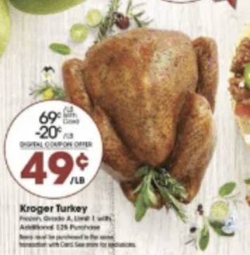 Kroger Updated Turkey Prices 2022