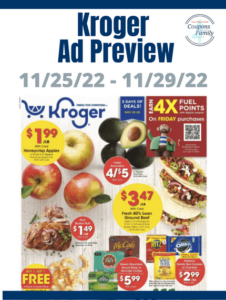 Kroger Weekly Ad Preview 11_25_22