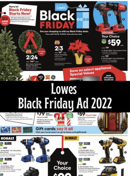 Lowes Black Friday 2022