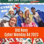Old Navy Cyber Monday 2023
