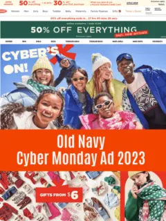 Old Navy Cyber Monday 2023