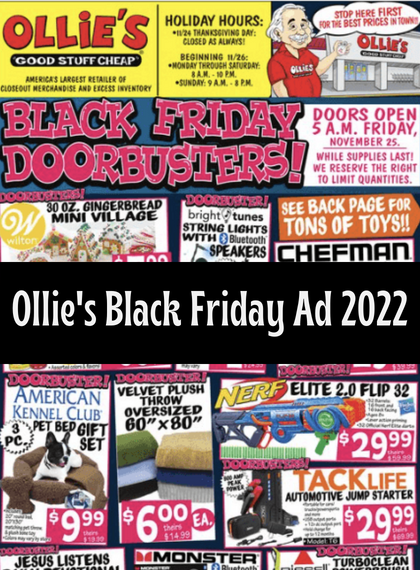 Ollies Black Friday Ad 2022