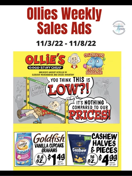 Ollies Ad This Week (11/3/22 - 11/8/22) |