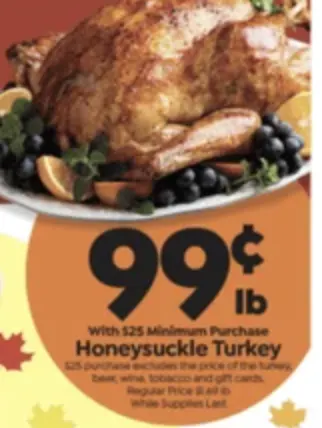 Save A Lot Turkey Price 11922