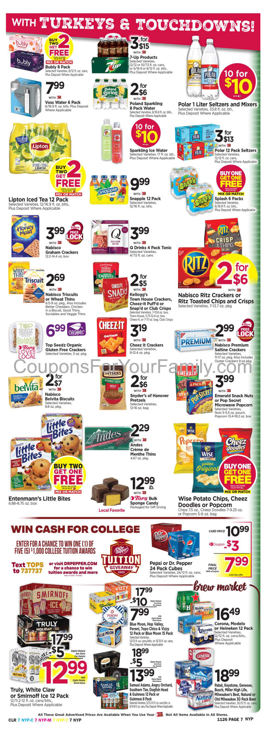 Tops Weekly (11/27/22 - 12/3/22) Early Ad Preview & $.58lb ...