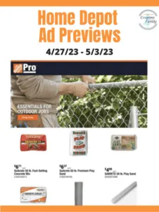 Home Depot Weekly Ad Scan 4_27_23