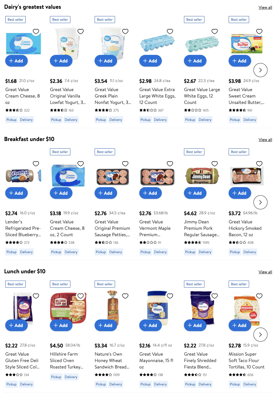 Walmart Grocery Meat Sales pg 1