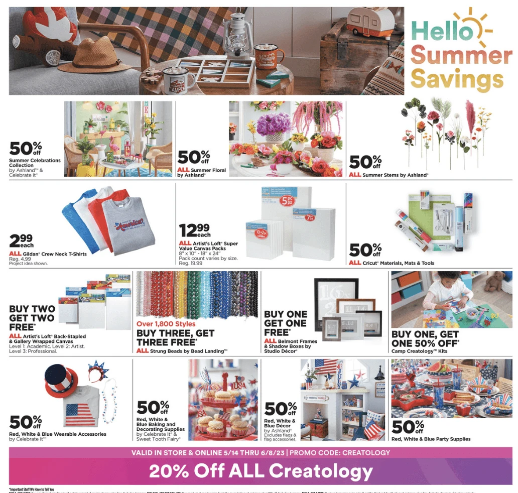Michaels Ad This Week 5_26_23 pg 1
