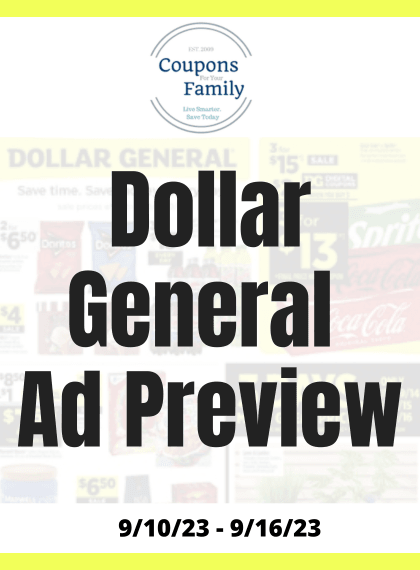Dollar General Ad Preview 9_10_23