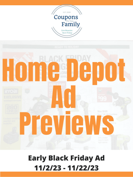 Home Depot Weekly Ad Scan 11_2_23