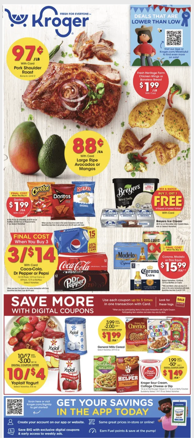 Kroger Weekly Ad 6_7_23 pg 1