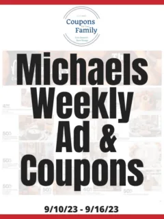 Michaels Weekly Ad & Coupon codes 9_10_23