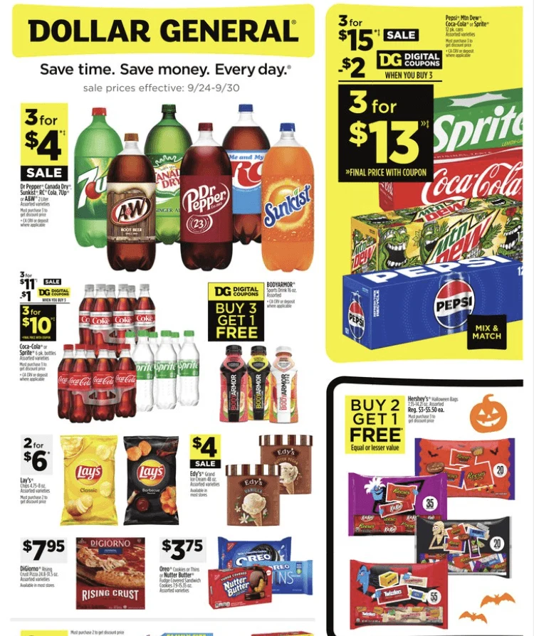 Dollar General Ad 9_24_23 pg 1