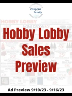 Hobby Lobby Ad This week 9_10_23
