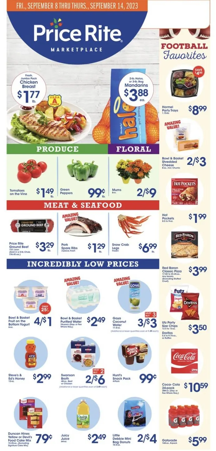 Price Rite Ad 9_8_23 pg 1