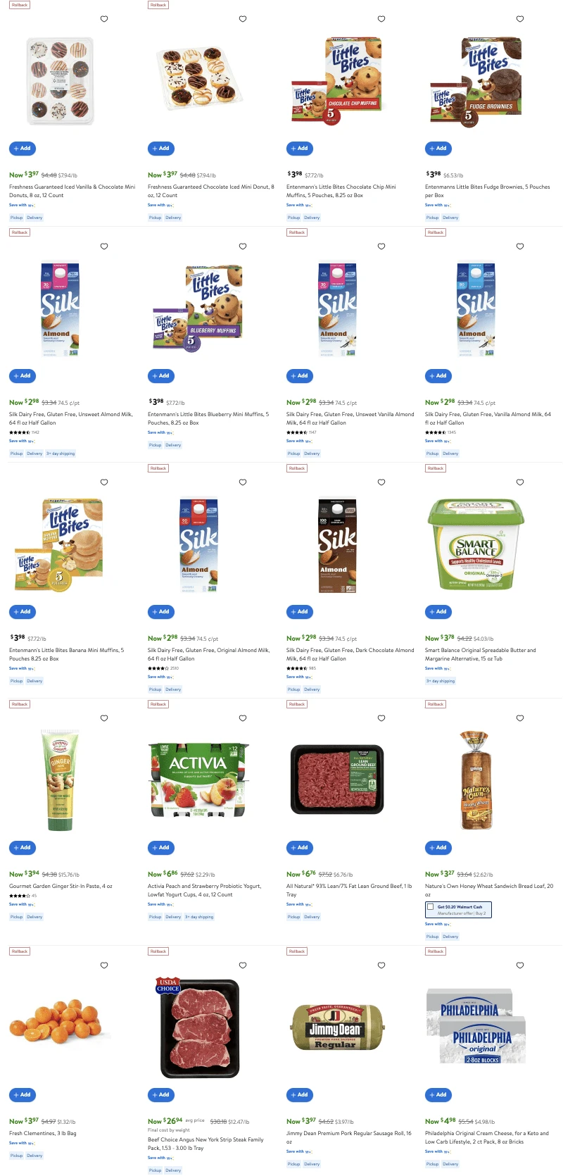 Walmart Grocery Deals Ad 10_14_23 pg 1